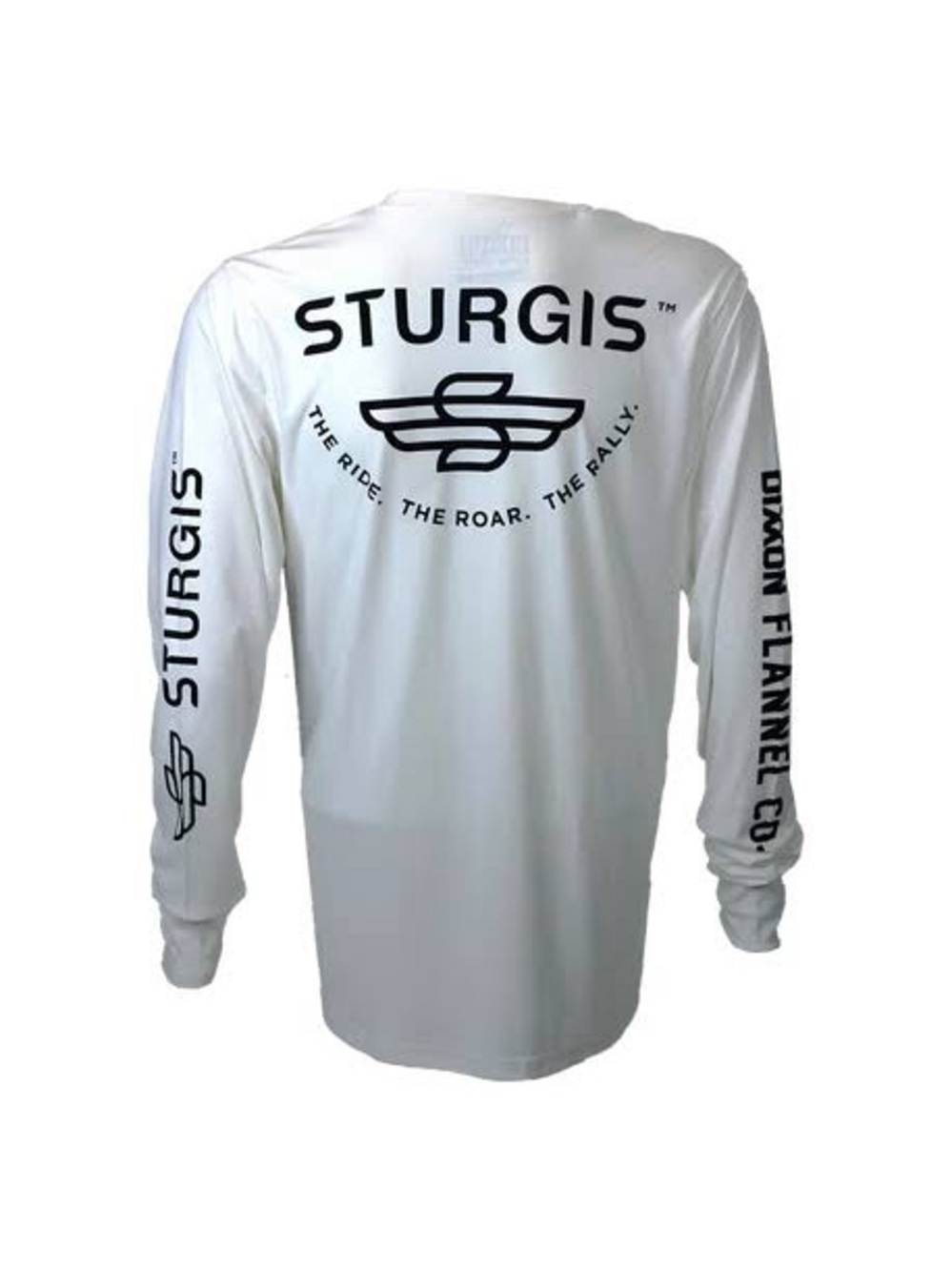 DIXXON Sturgis White Long Sleeve Graphic Tee